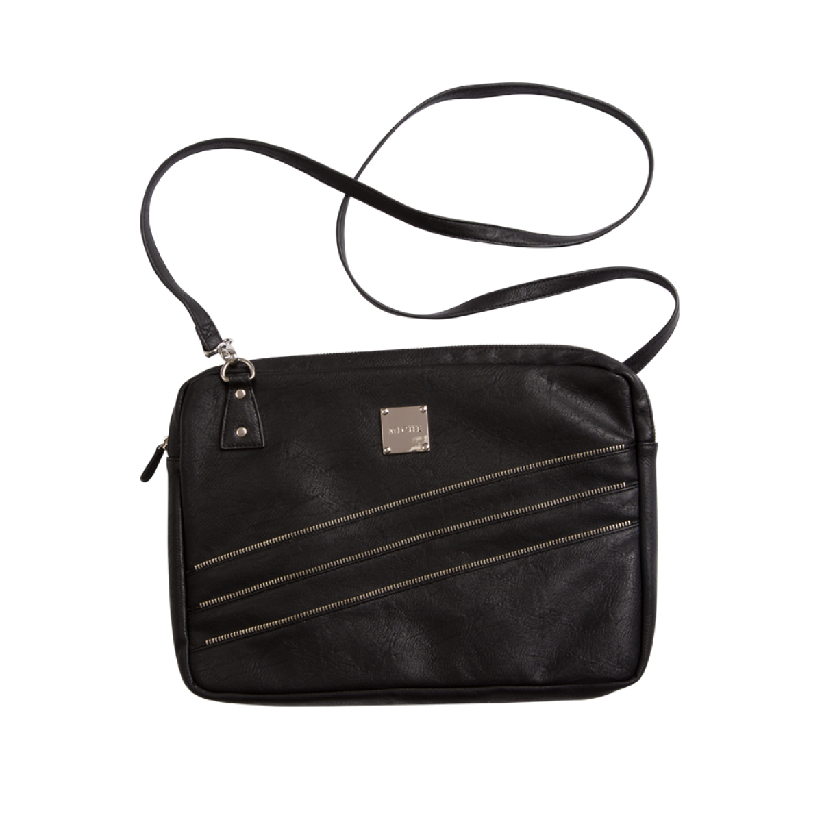 Black Zipper Laptop Case