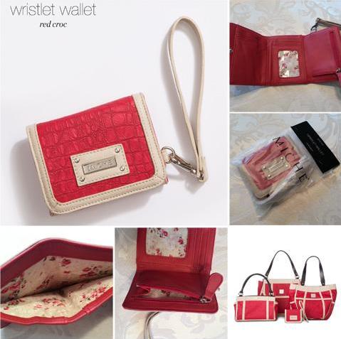 Red Croc Wristlet/Wallet